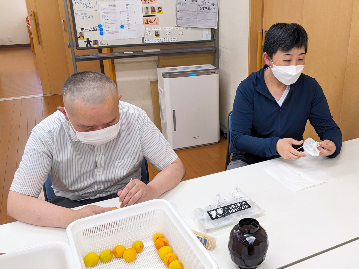 梅シロップ作り